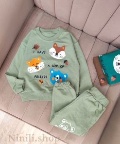 بلوز شلوار فرند انیمل _کد 279